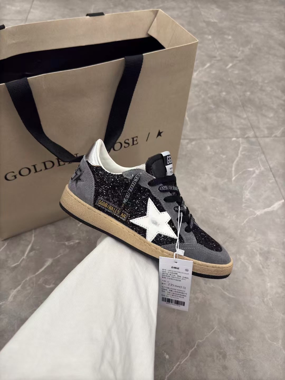 Golden Goose Vintage Distressed Sneakers #147