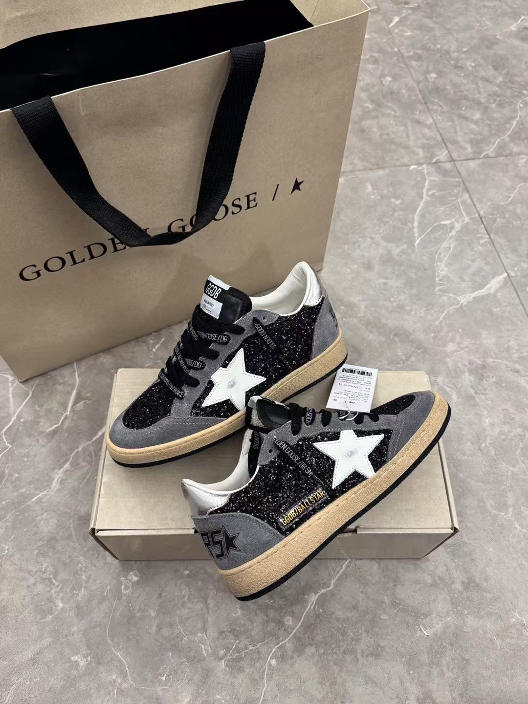 Golden Goose Vintage Distressed Sneakers #147