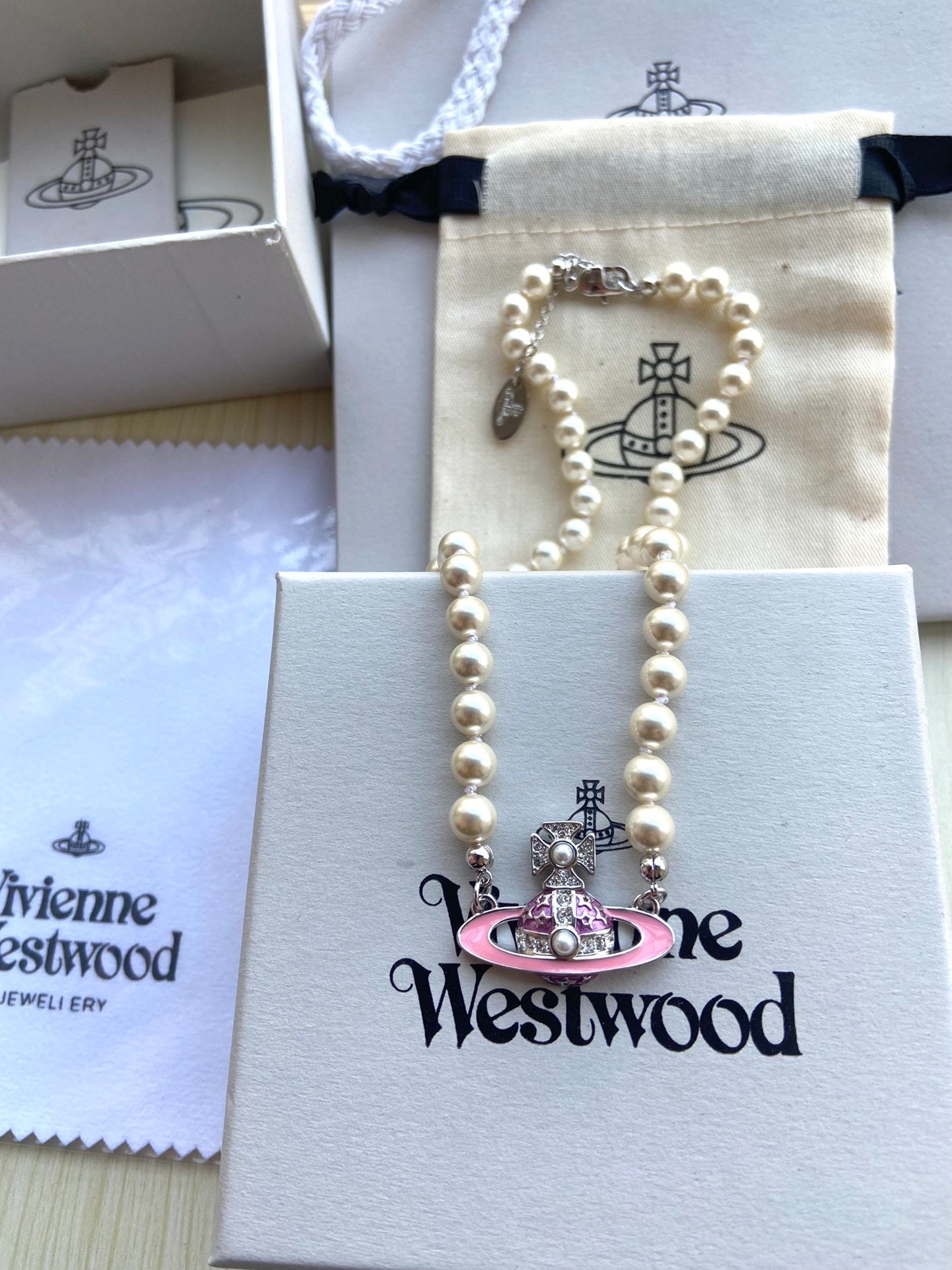 Pearl Planet Necklace