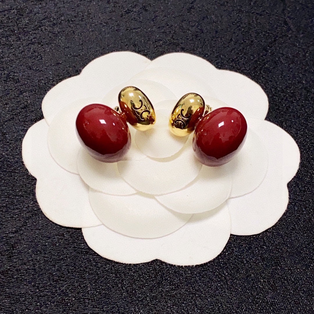 CELINE Triomphe Earrings