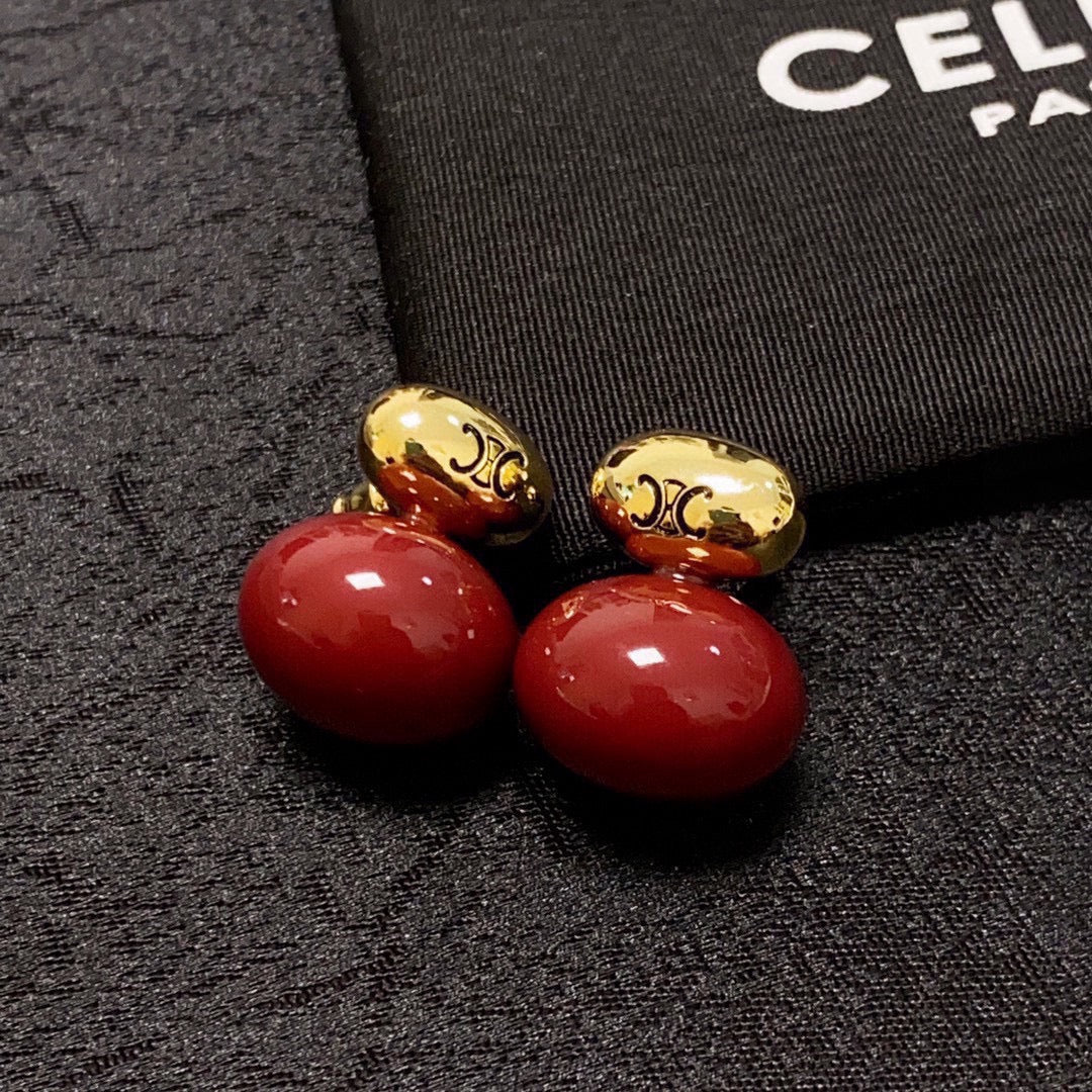 CELINE Triomphe Earrings