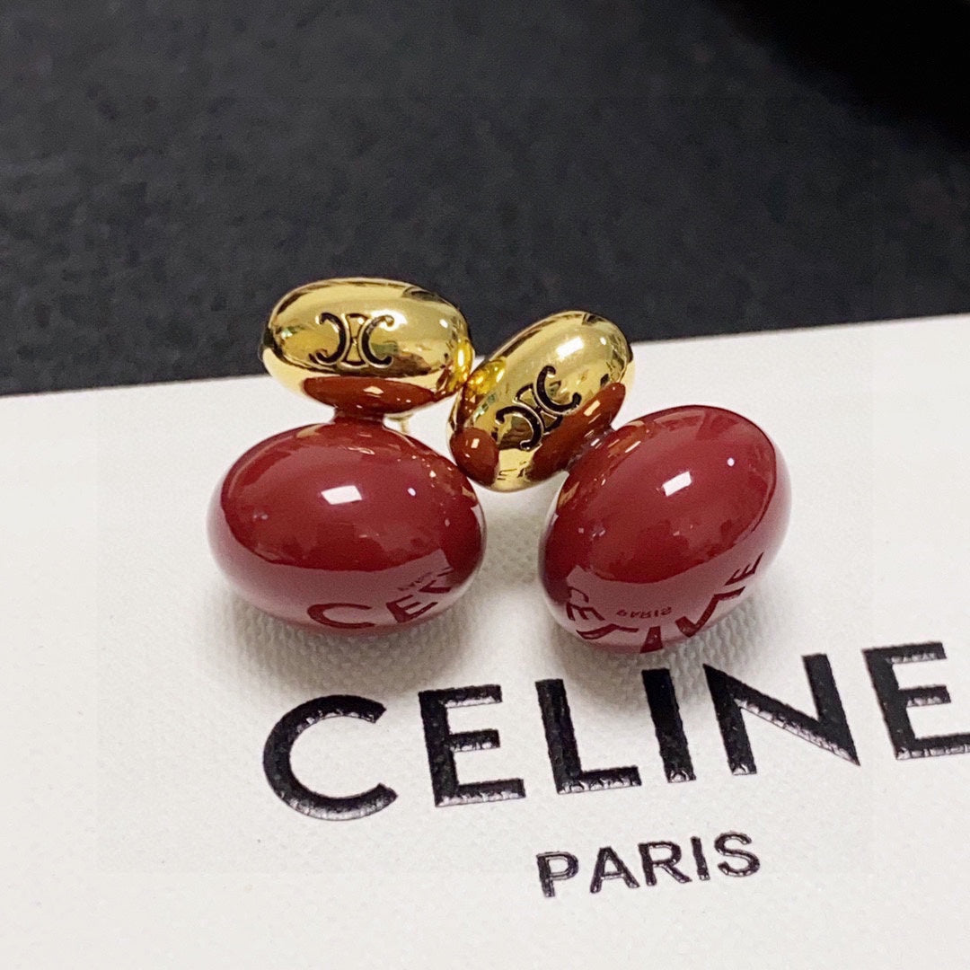 CELINE Triomphe Earrings