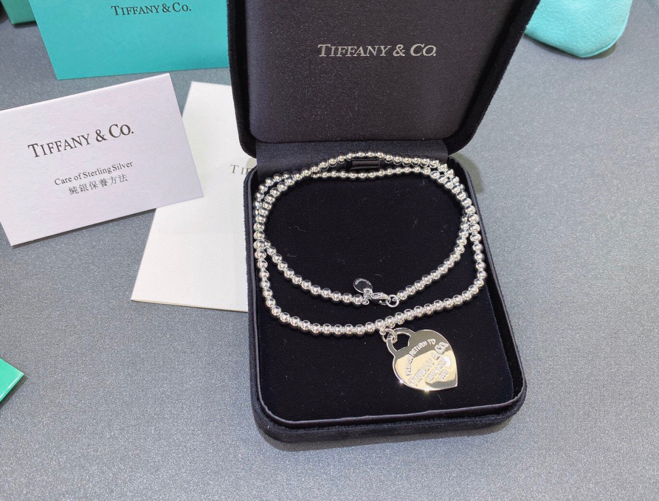 Tiffany & Co. Enamel Necklace