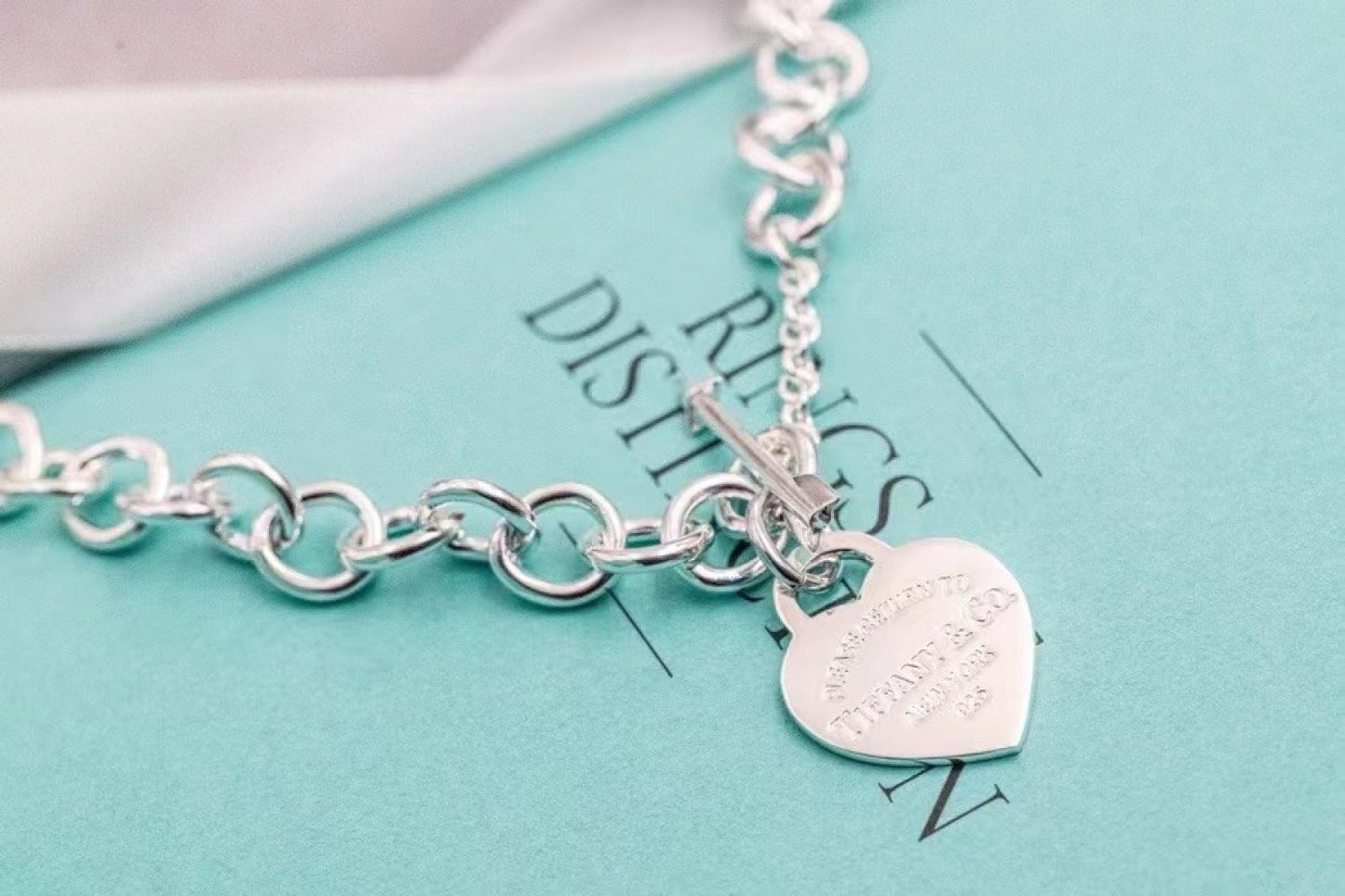 Tiffany & Co. 925 Silver Heart Necklace