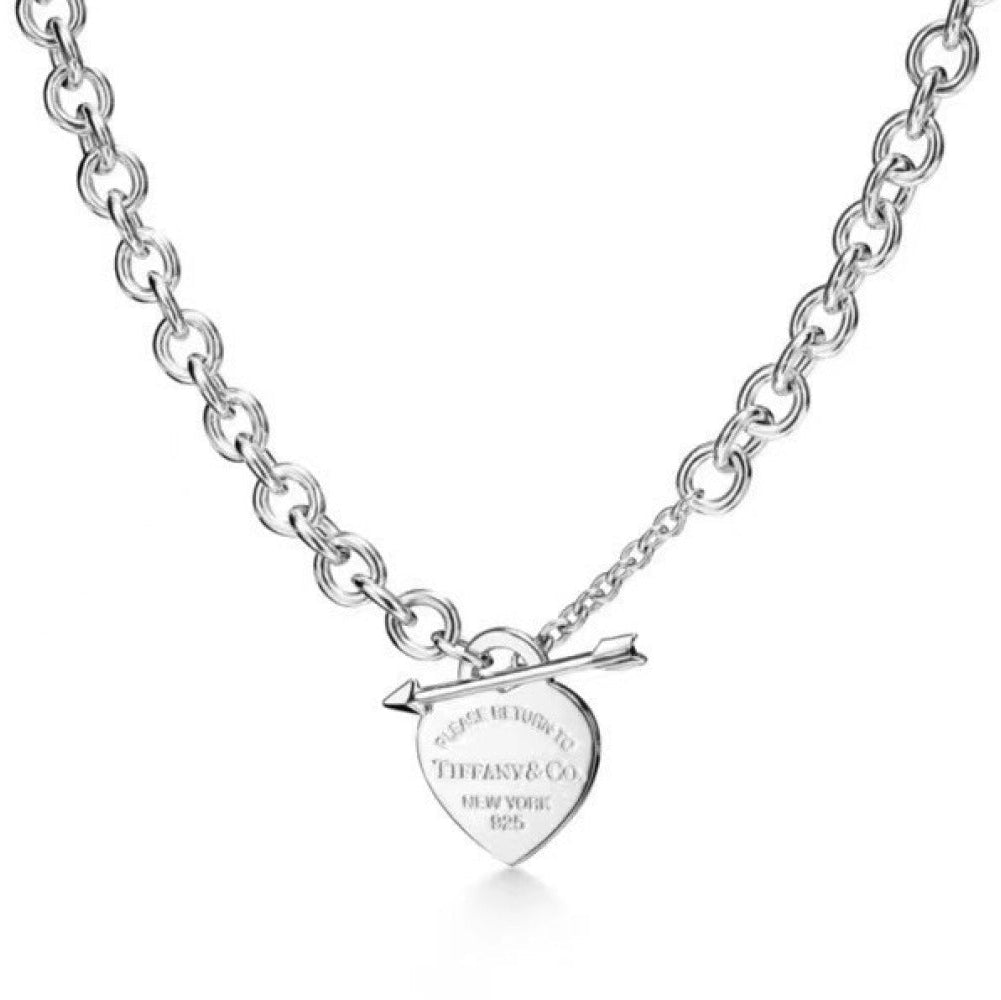 Tiffany & Co. 925 Silver Heart Necklace