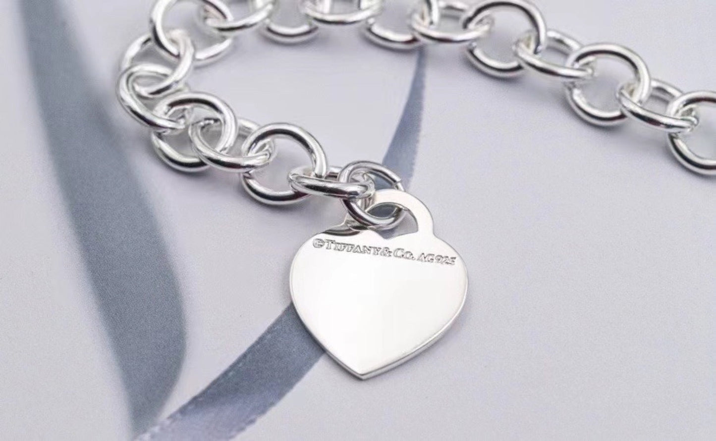 Tiffany & Co. 925 Silver Heart Necklace