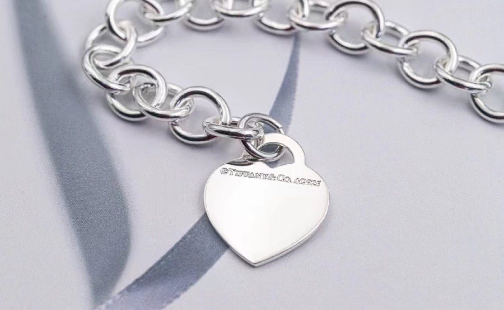 Tiffany & Co. 925 Silver Heart Necklace