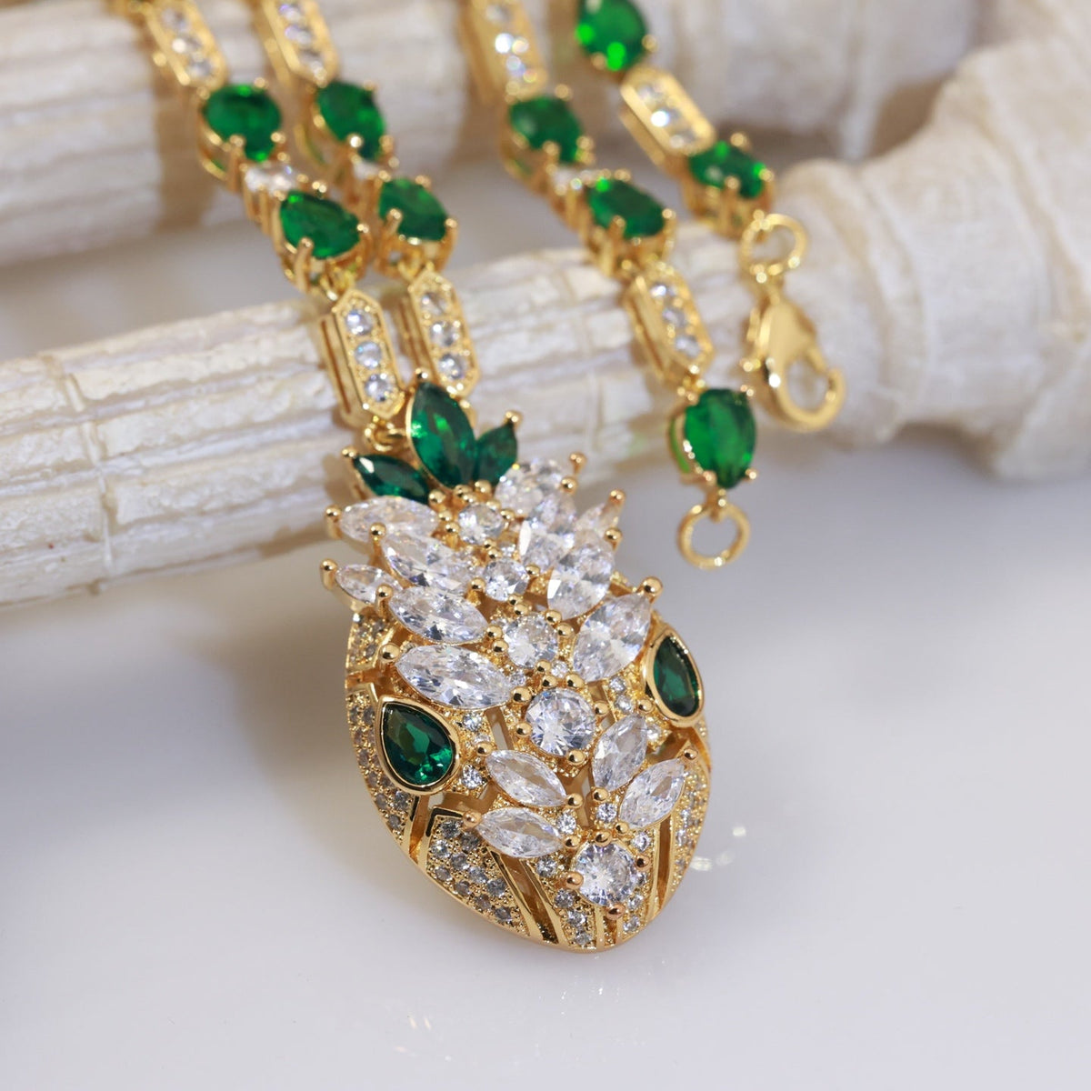 BVLGARI Crystal Serpenti Necklace