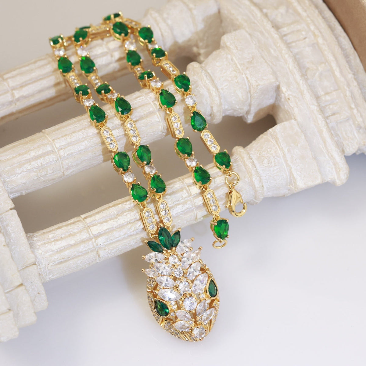 BVLGARI Crystal Serpenti Necklace