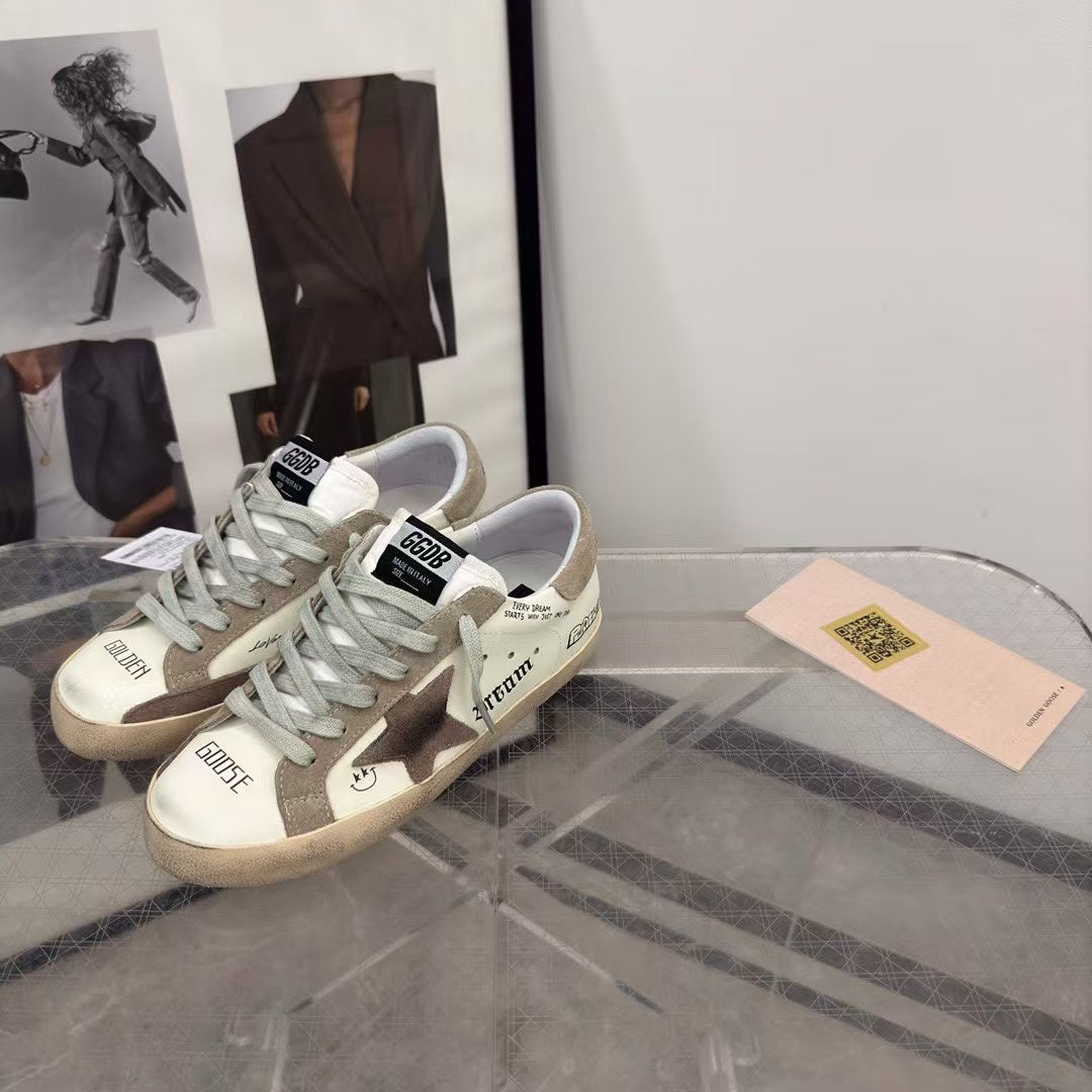 Golden Goose Vintage Distressed Sneakers #079