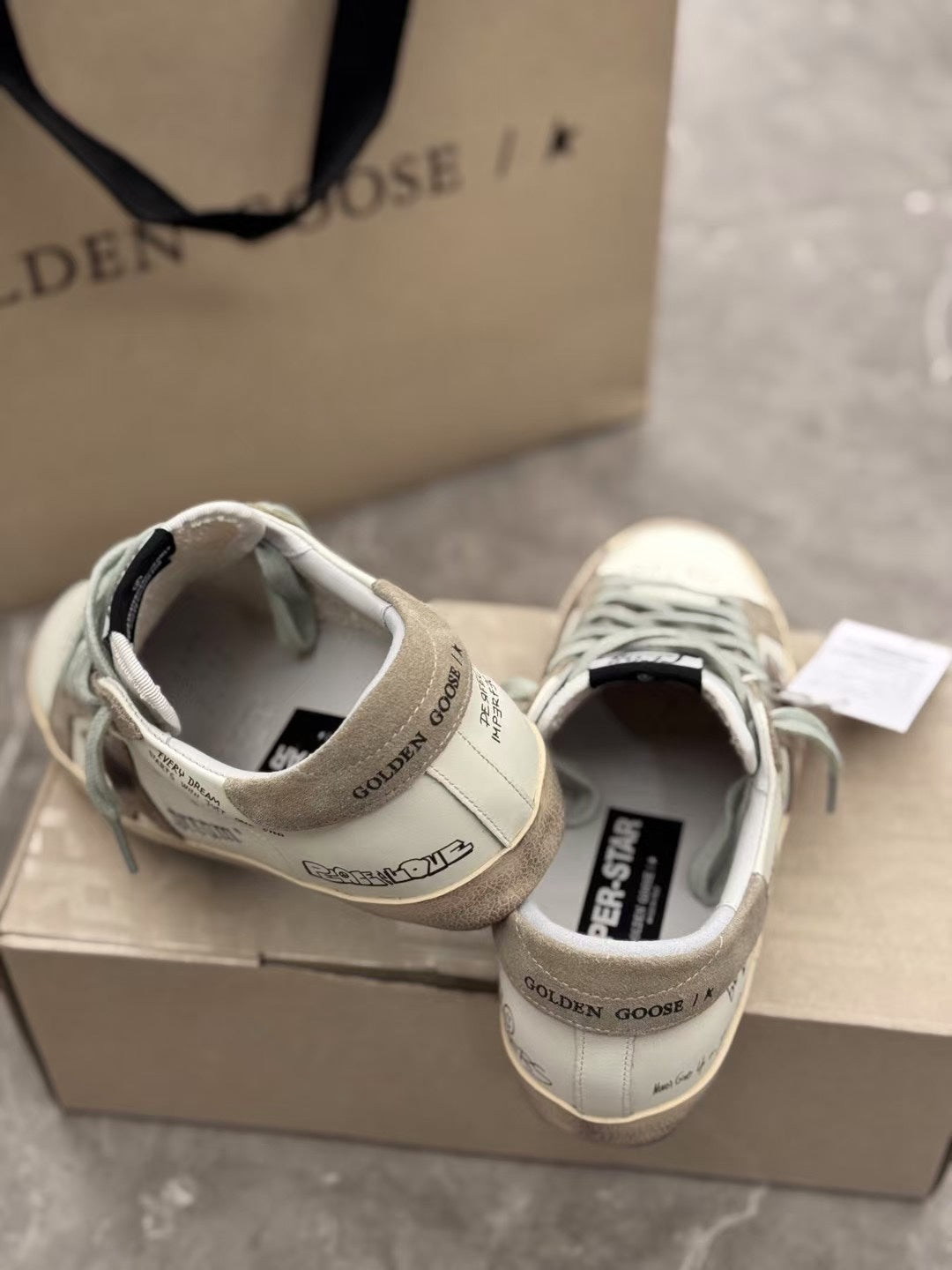 Golden Goose Vintage Distressed Sneakers #079