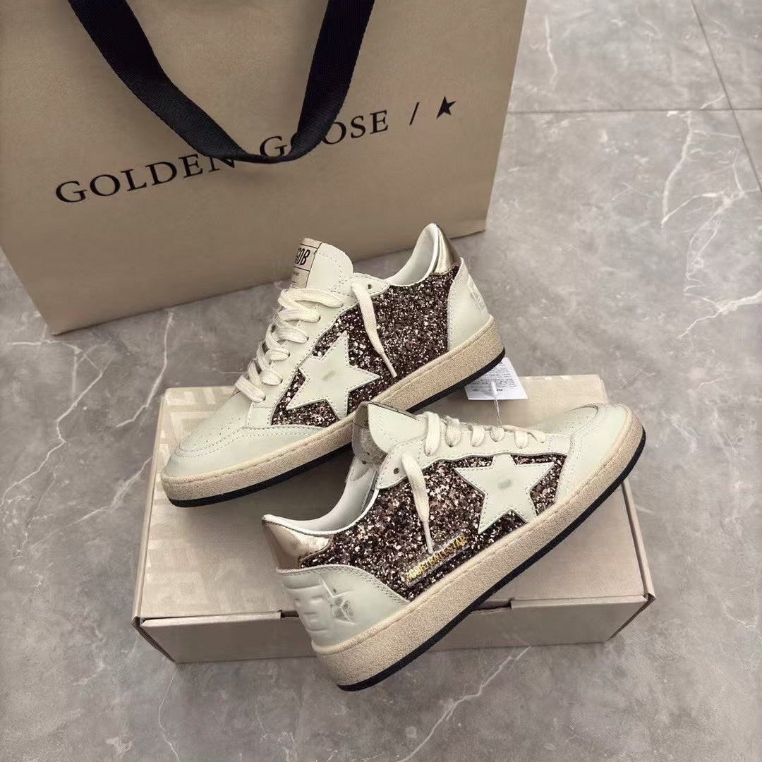 Golden Goose Vintage Distressed Sneakers #221