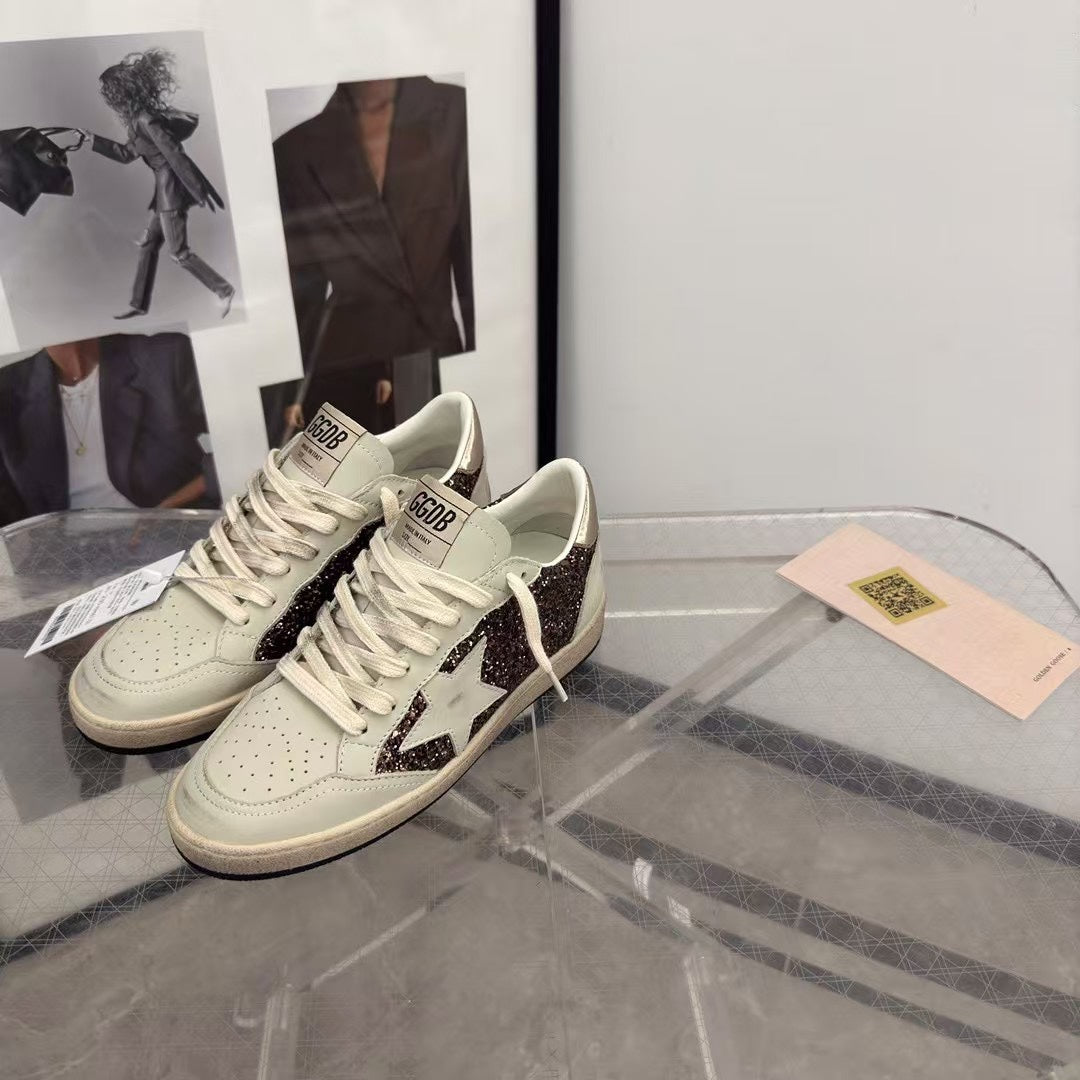 Golden Goose Vintage Distressed Sneakers #221