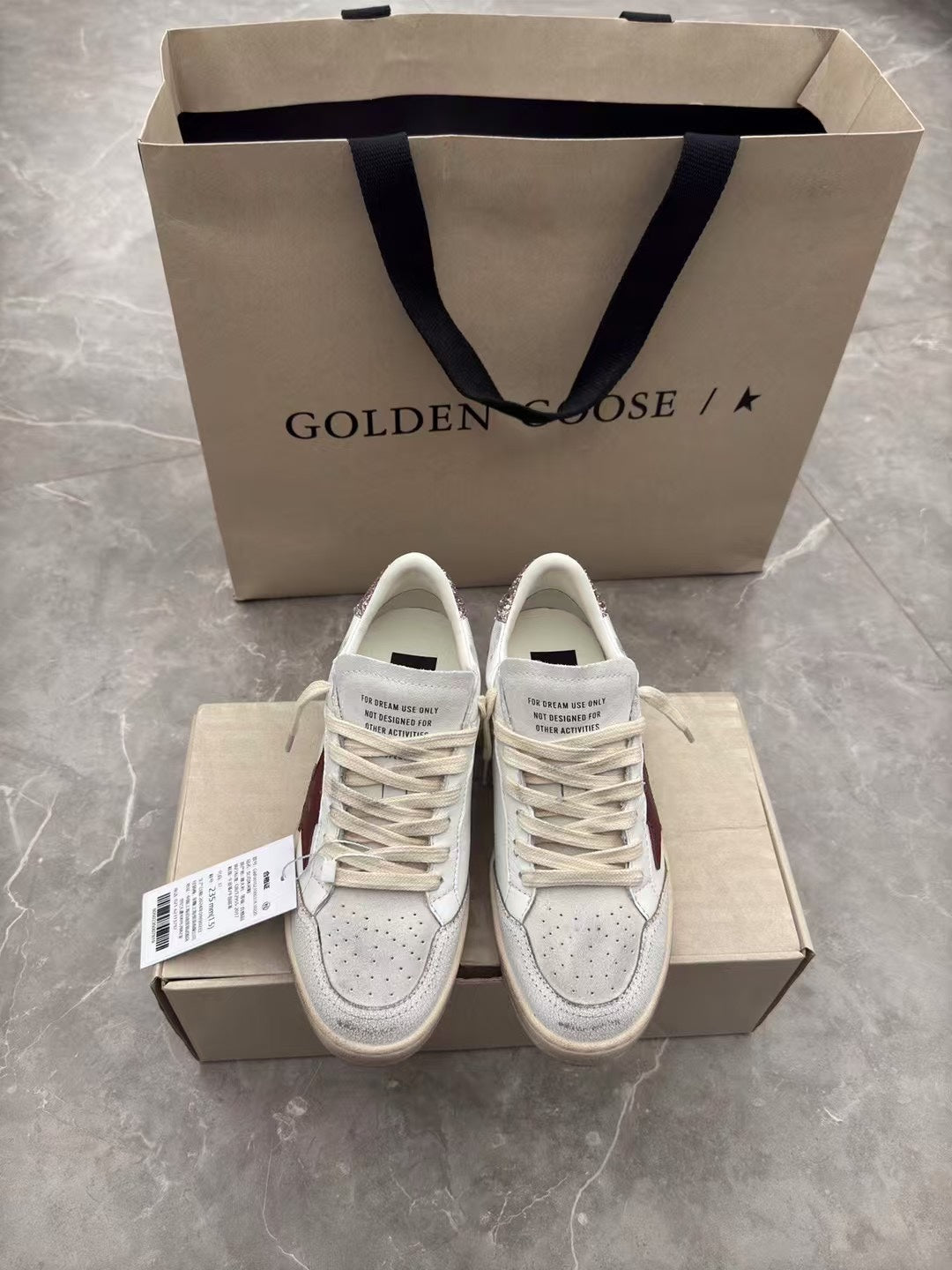 Golden Goose Vintage Distressed Sneakers #299