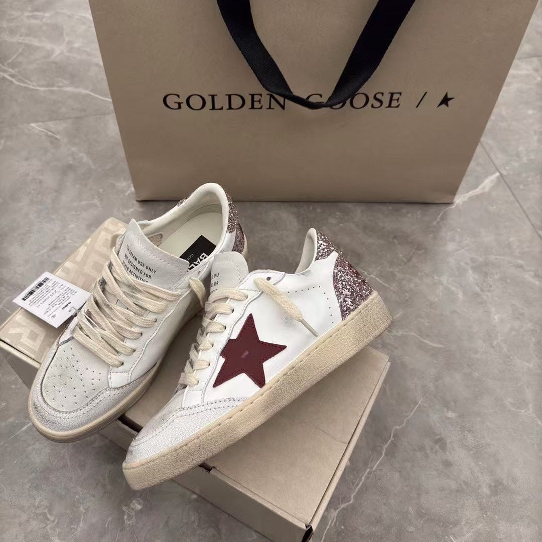 Golden Goose Vintage Distressed Sneakers #299