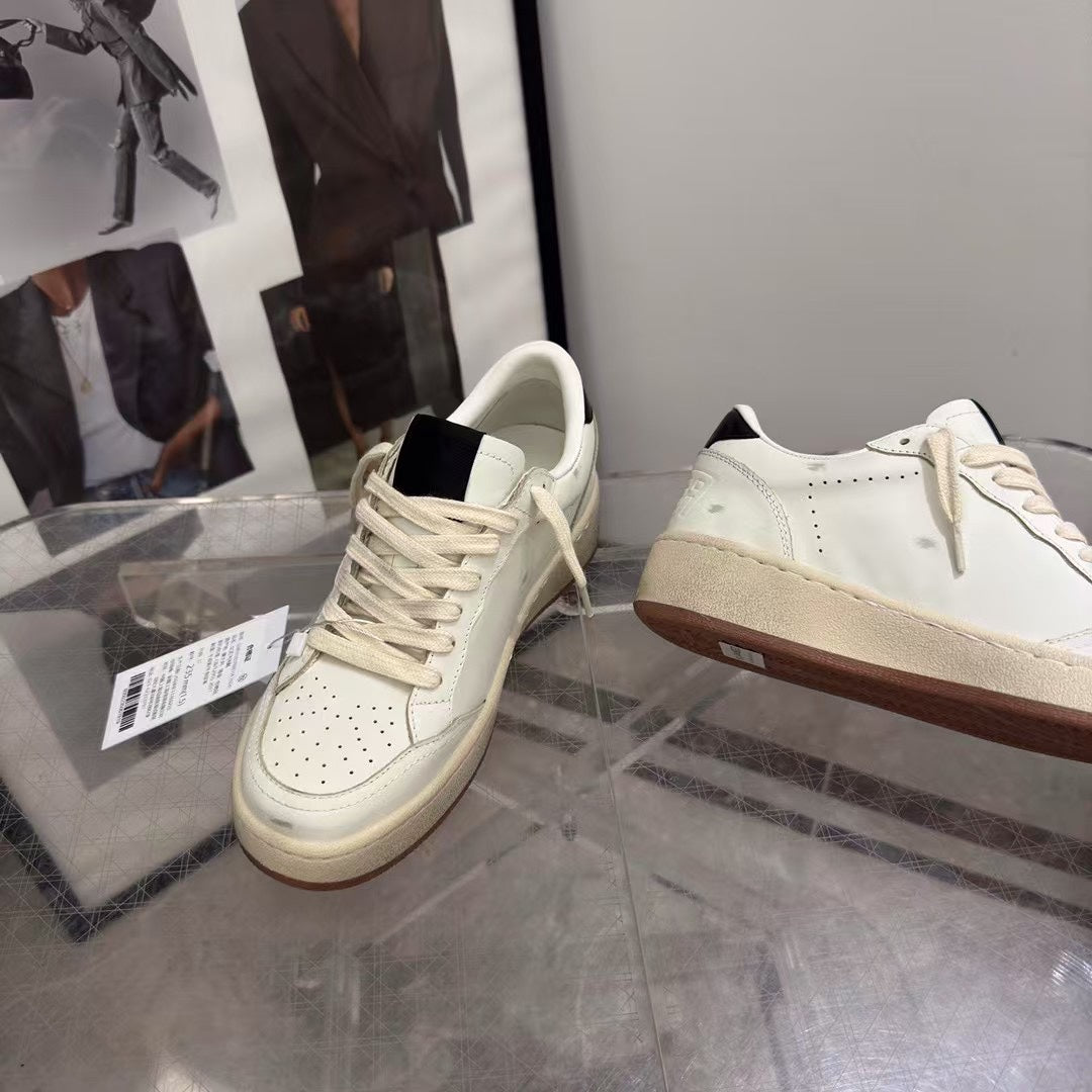 Golden Goose Vintage Distressed Sneakers #236