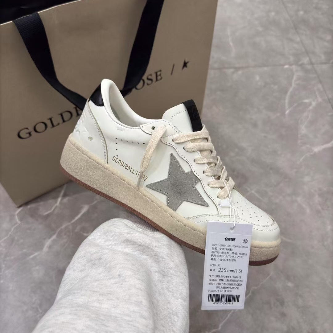 Golden Goose Vintage Distressed Sneakers #236