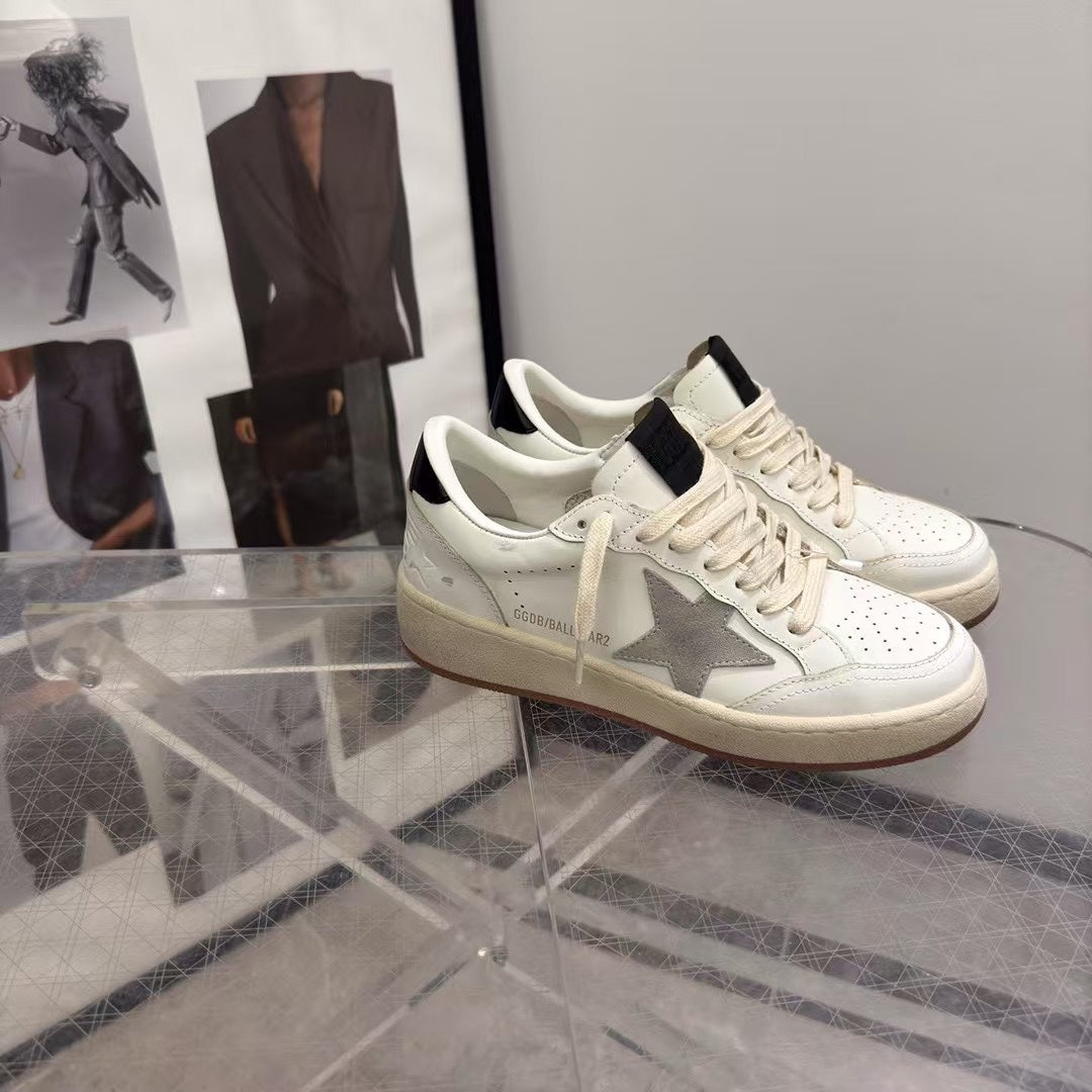 Golden Goose Vintage Distressed Sneakers #236