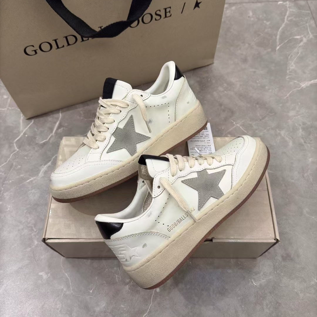 Golden Goose Vintage Distressed Sneakers #236