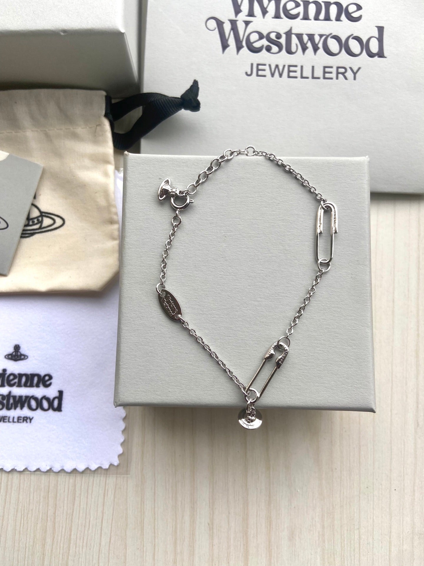 Minimalist Safety Pin Bracelet