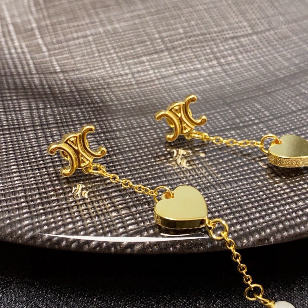 CELINE Triomphe Earrings
