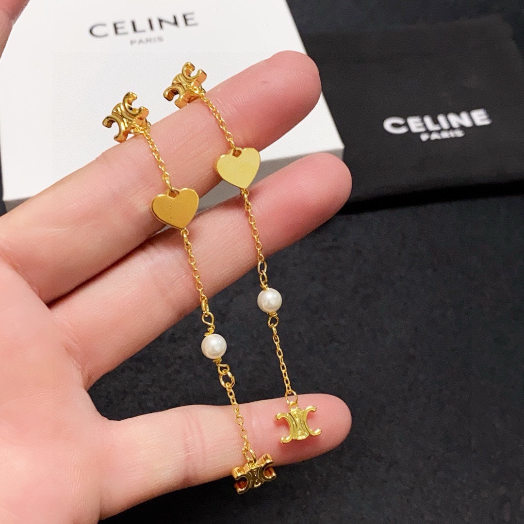 CELINE Triomphe Earrings