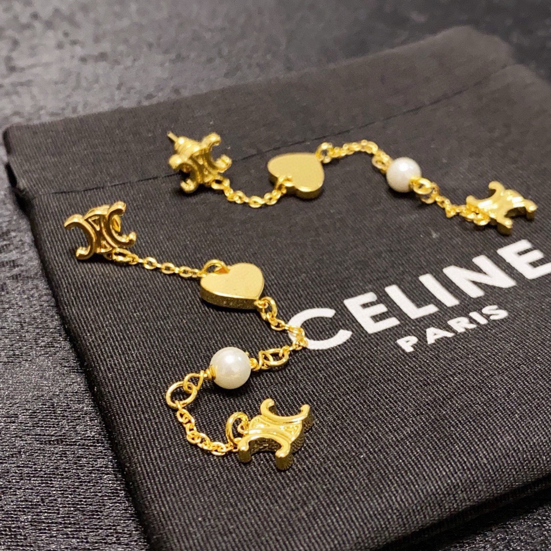 CELINE Triomphe Earrings