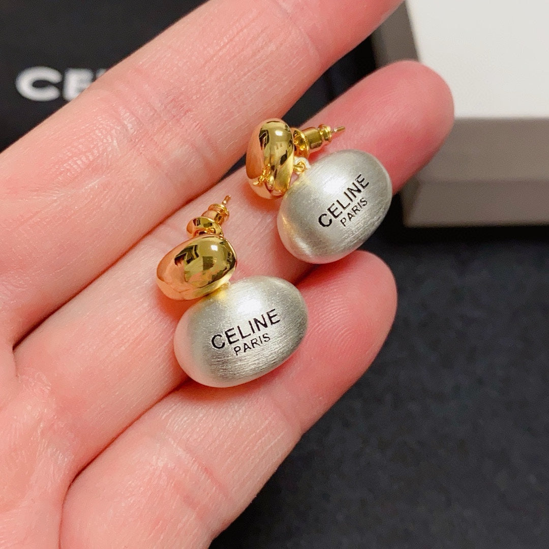 CELINE Triomphe Earrings