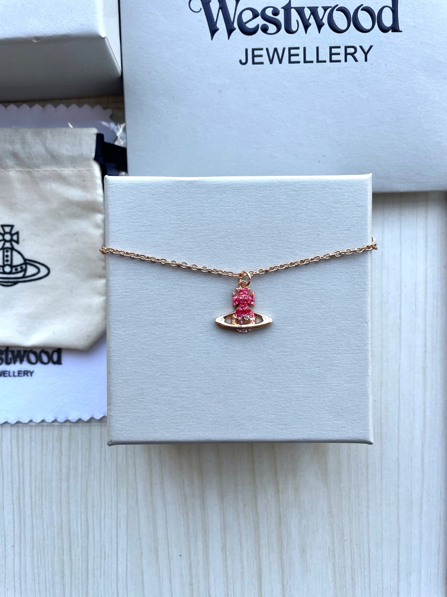 "Planet" Full-Rhinestone Clavicle Necklace