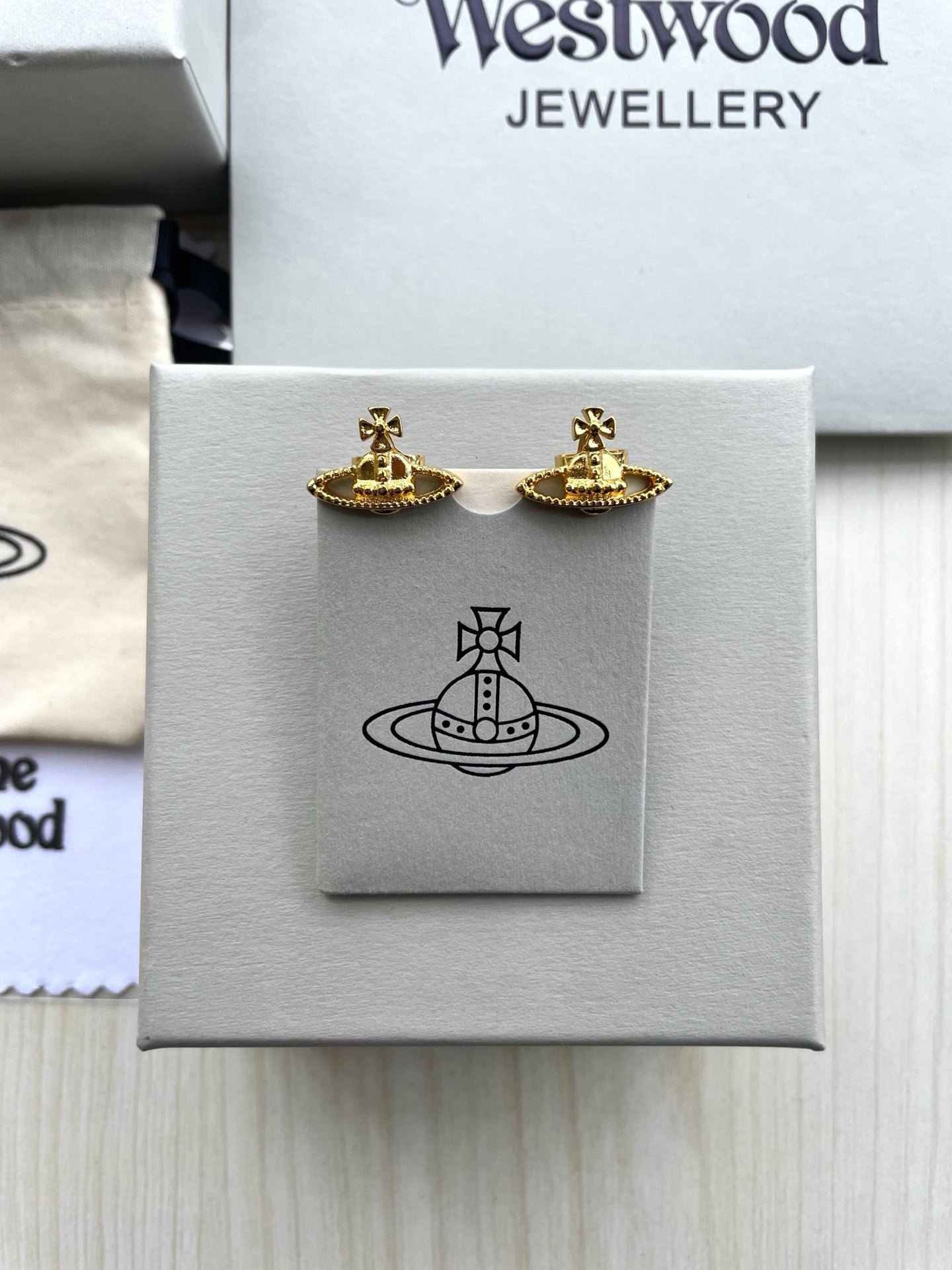 Saturn Stud Earrings