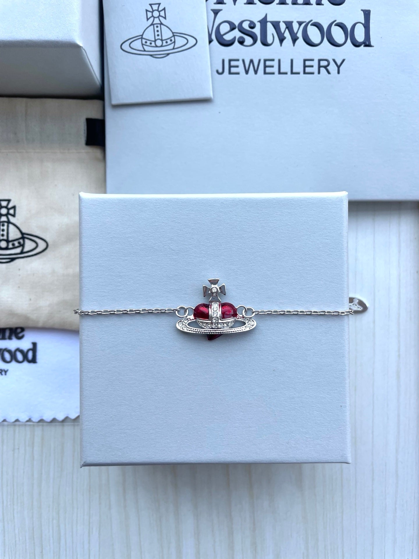 Shell & Rhinestone Bracelet