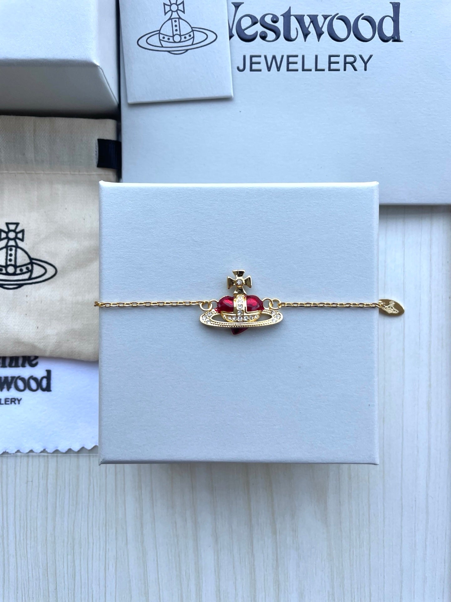 Shell & Rhinestone Bracelet
