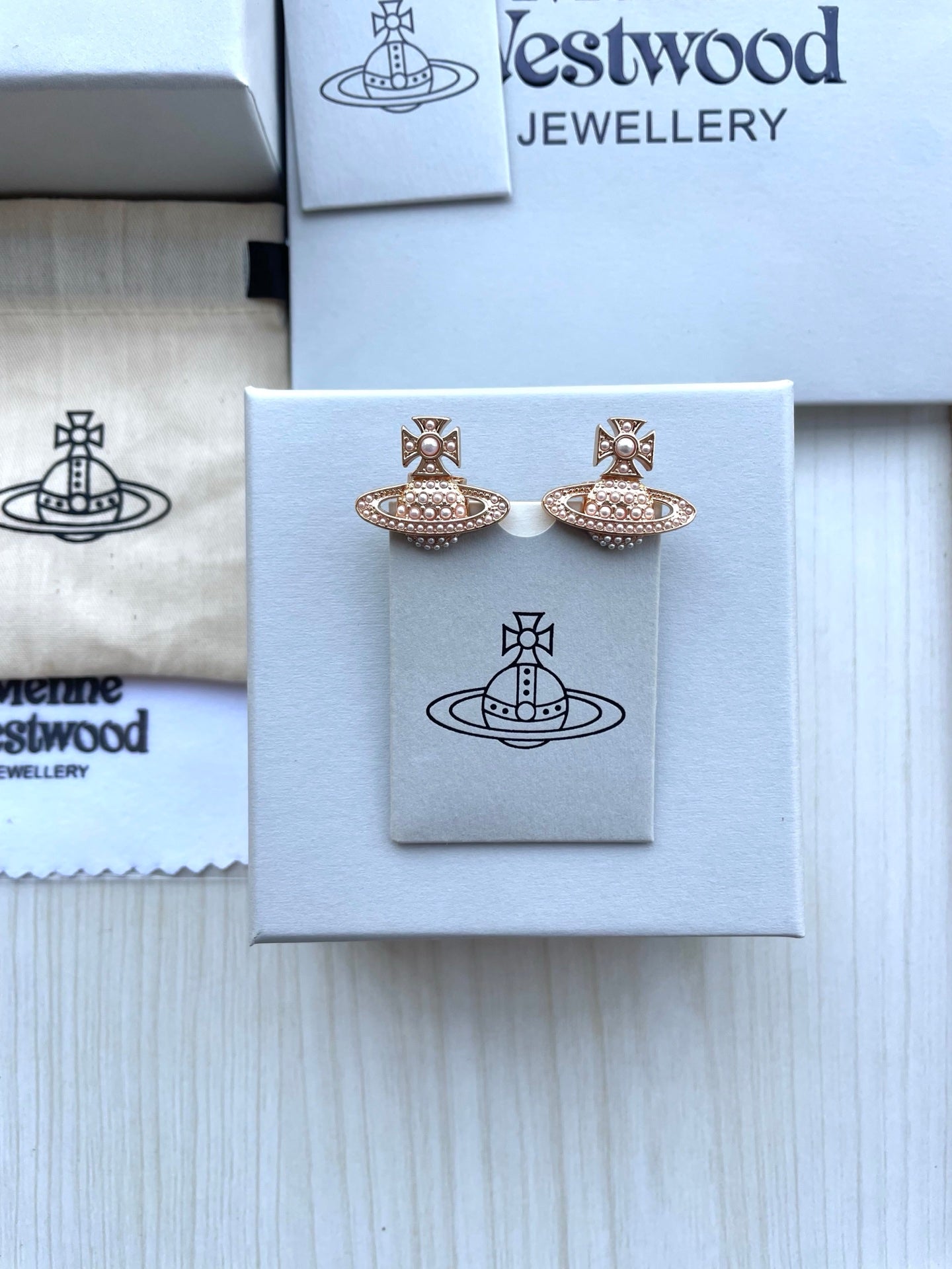 Saturn Stud Earrings