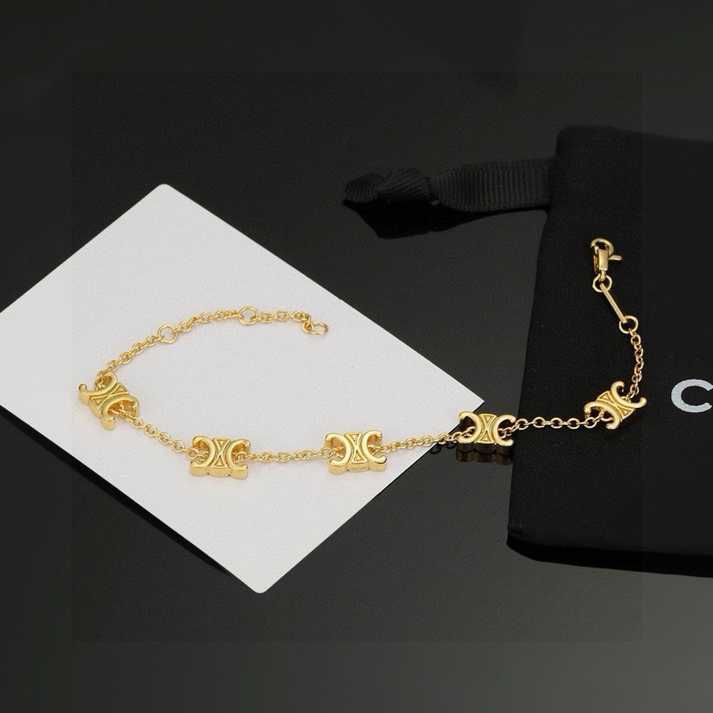 CELINE Gold-Plated Brass Bracelet