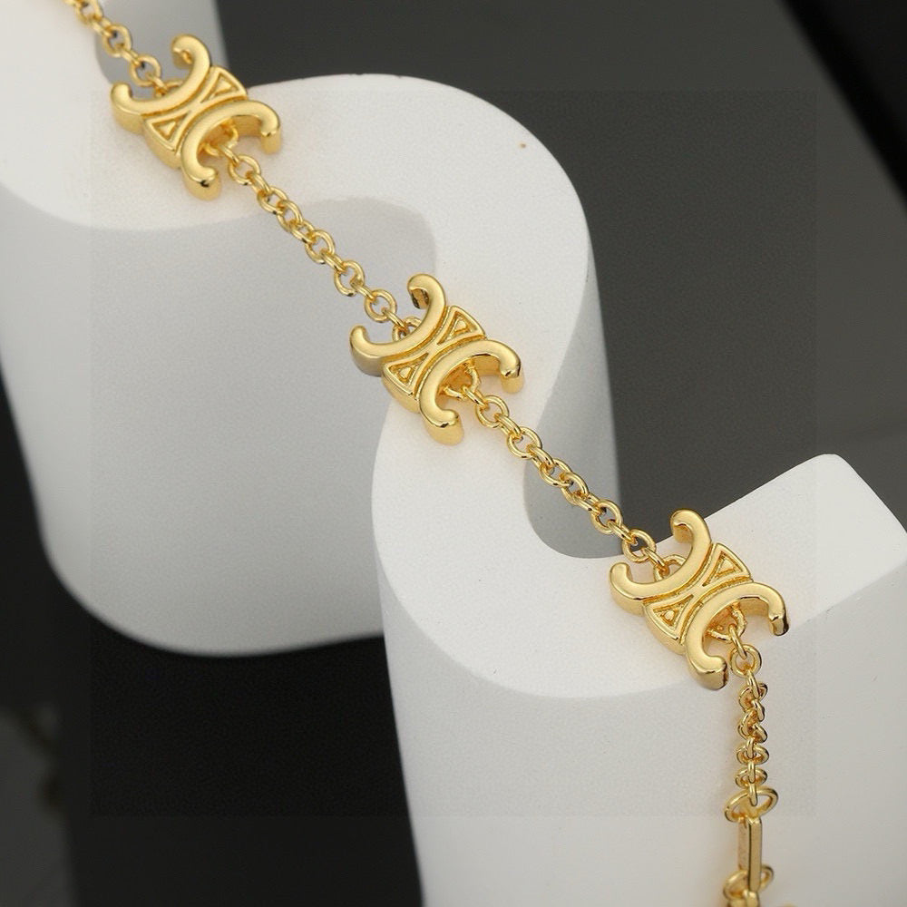 CELINE Gold-Plated Brass Bracelet
