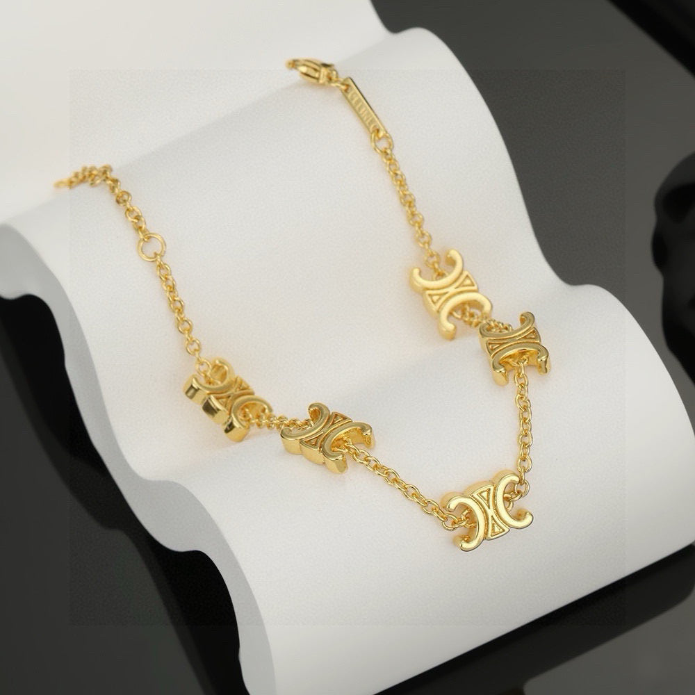 CELINE Gold-Plated Brass Bracelet