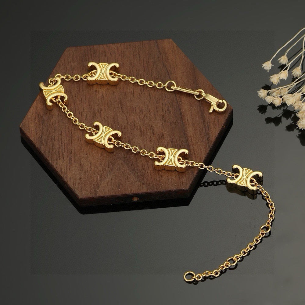 CELINE Gold-Plated Brass Bracelet