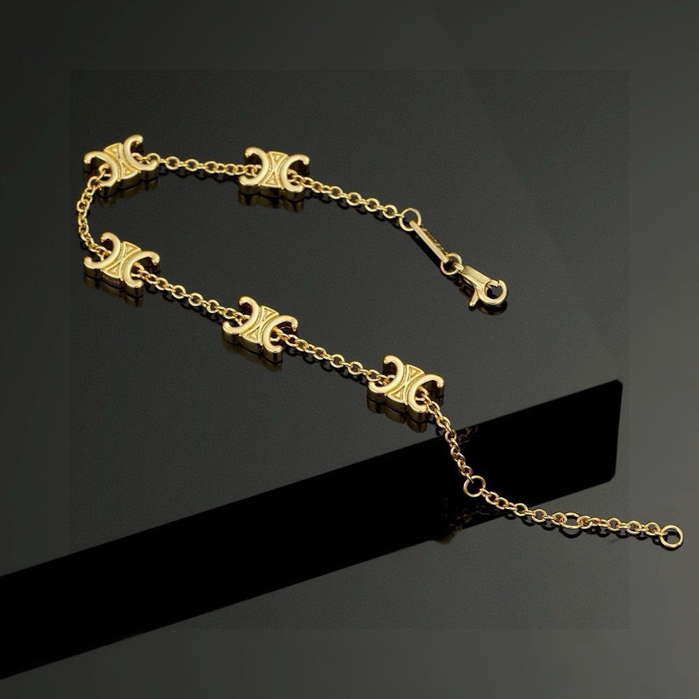 CELINE Gold-Plated Brass Bracelet