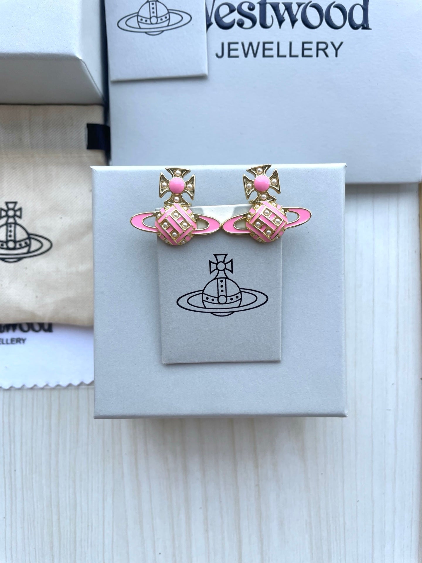 Saturn Stud Earrings