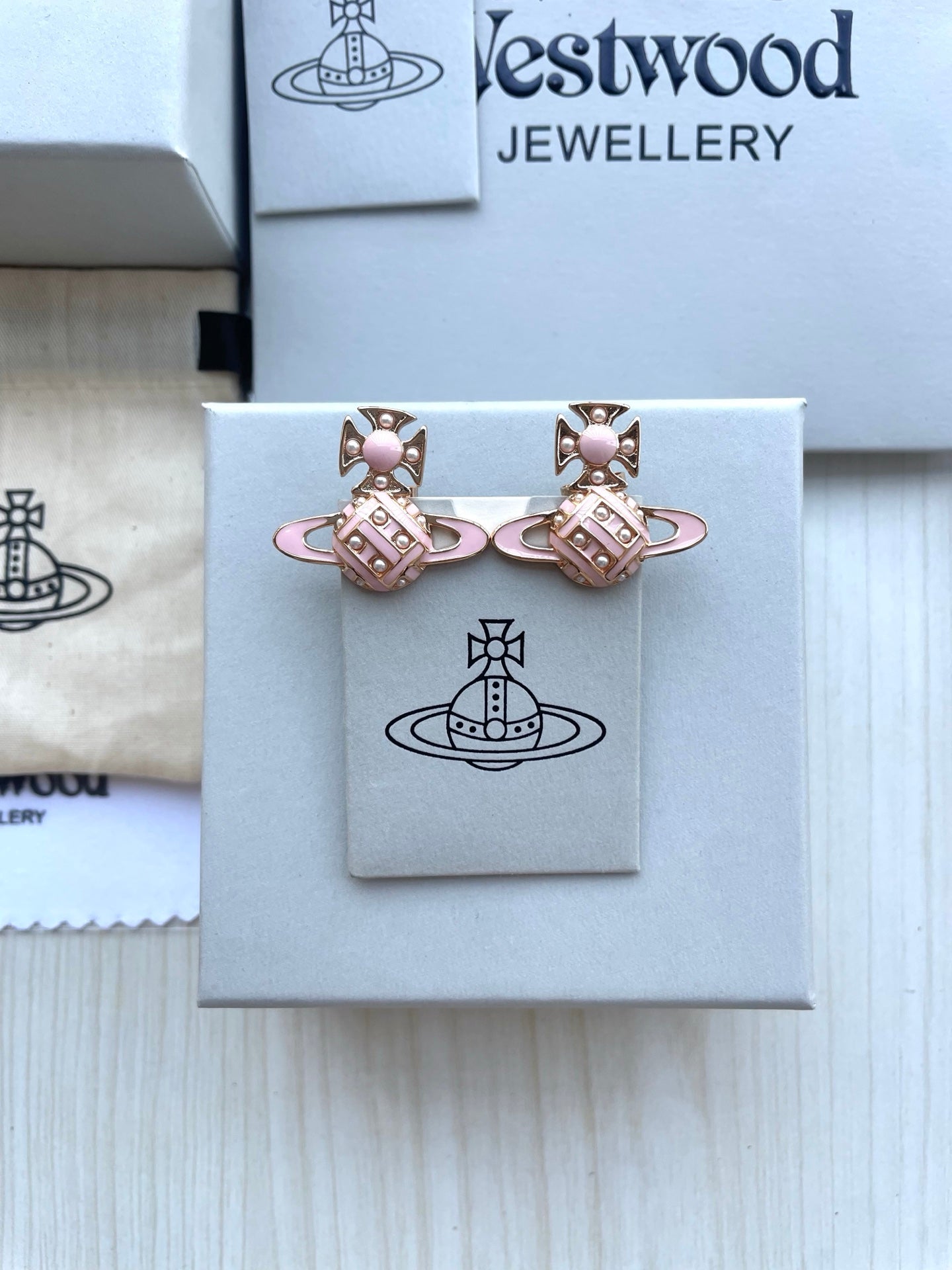 Saturn Stud Earrings