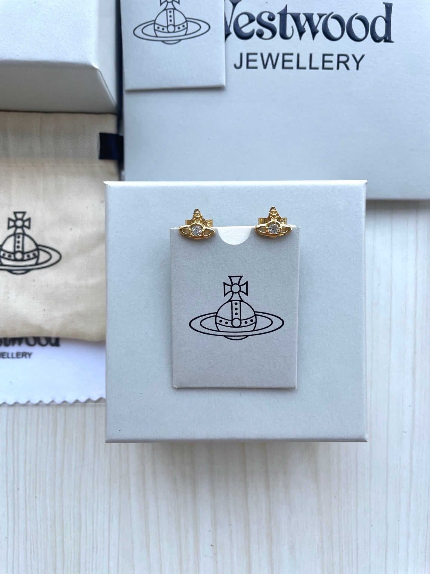 Saturn Stud Earrings