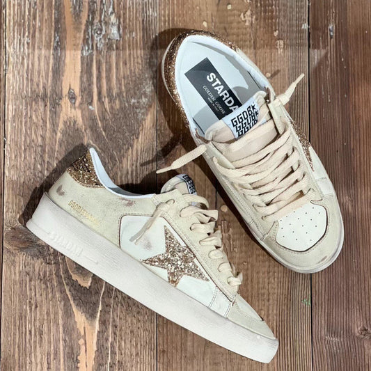 Golden Goose Vintage Distressed Sneakers #085