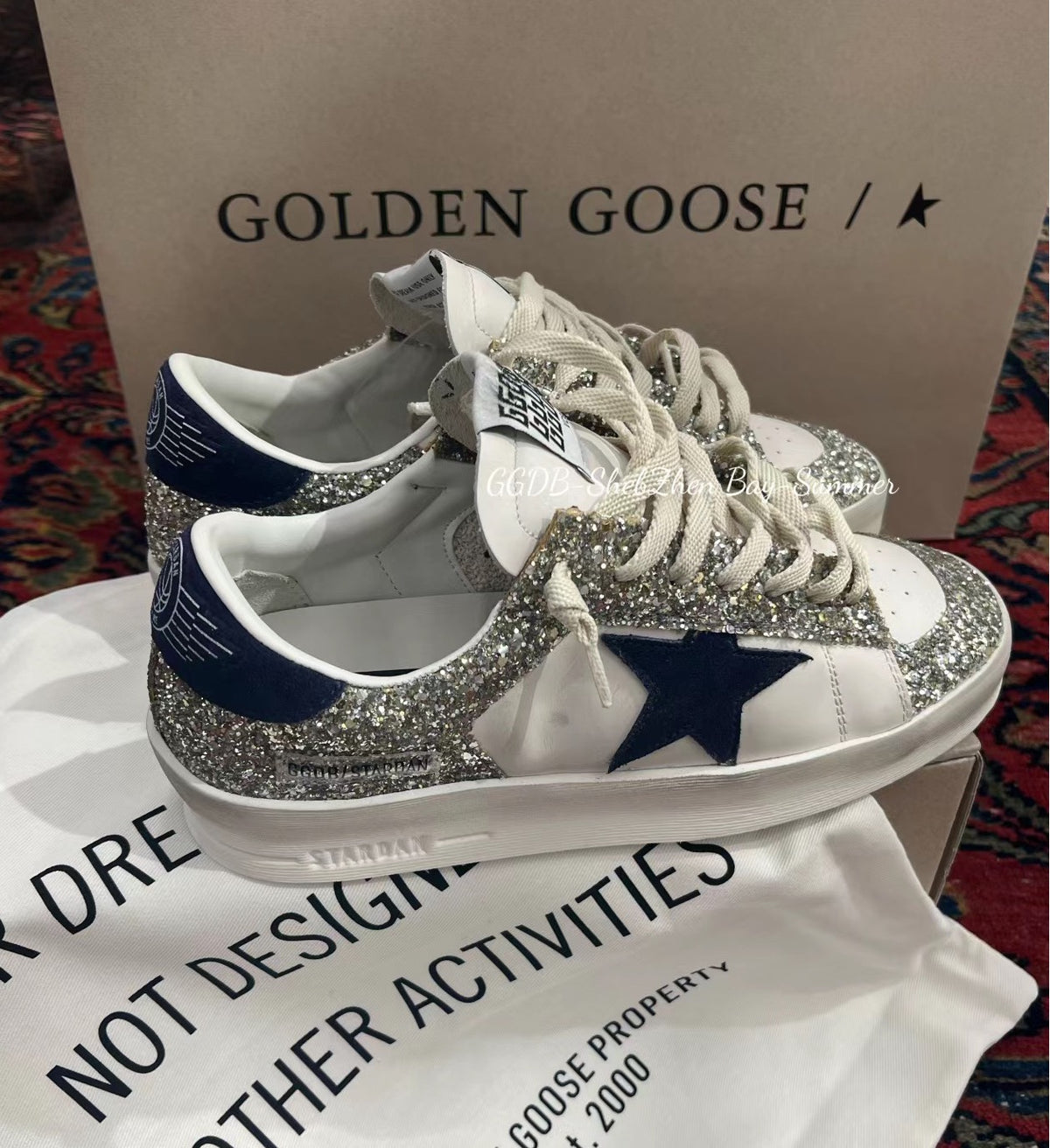 Golden Goose Vintage Distressed Sneakers #213