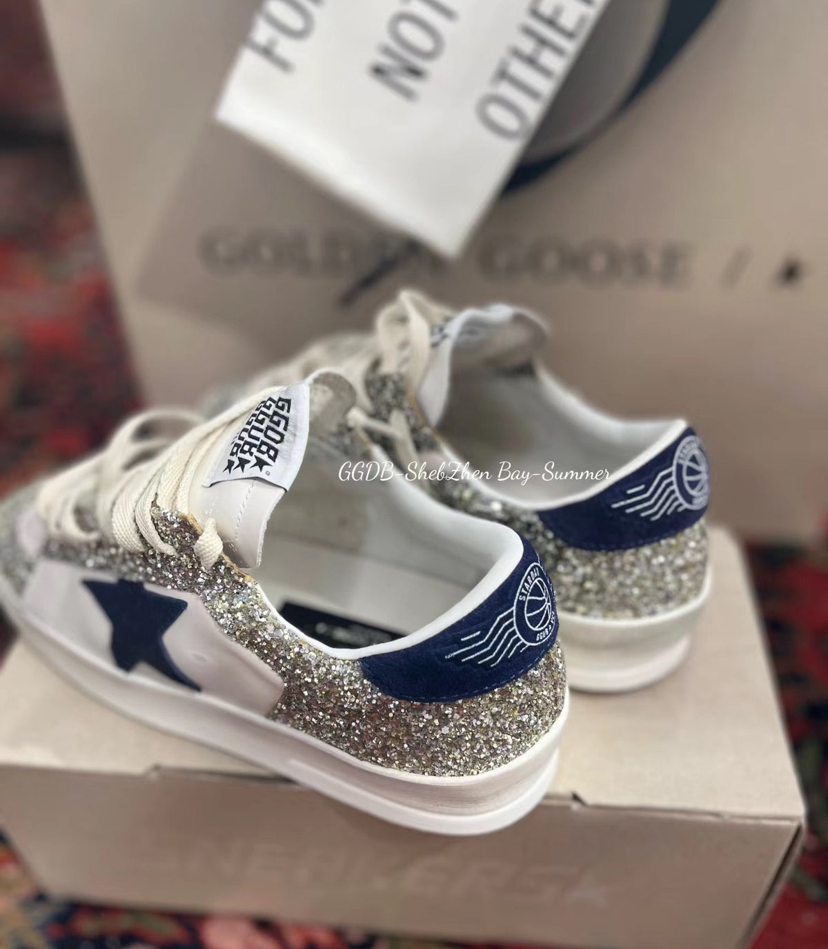 Golden Goose Vintage Distressed Sneakers #213