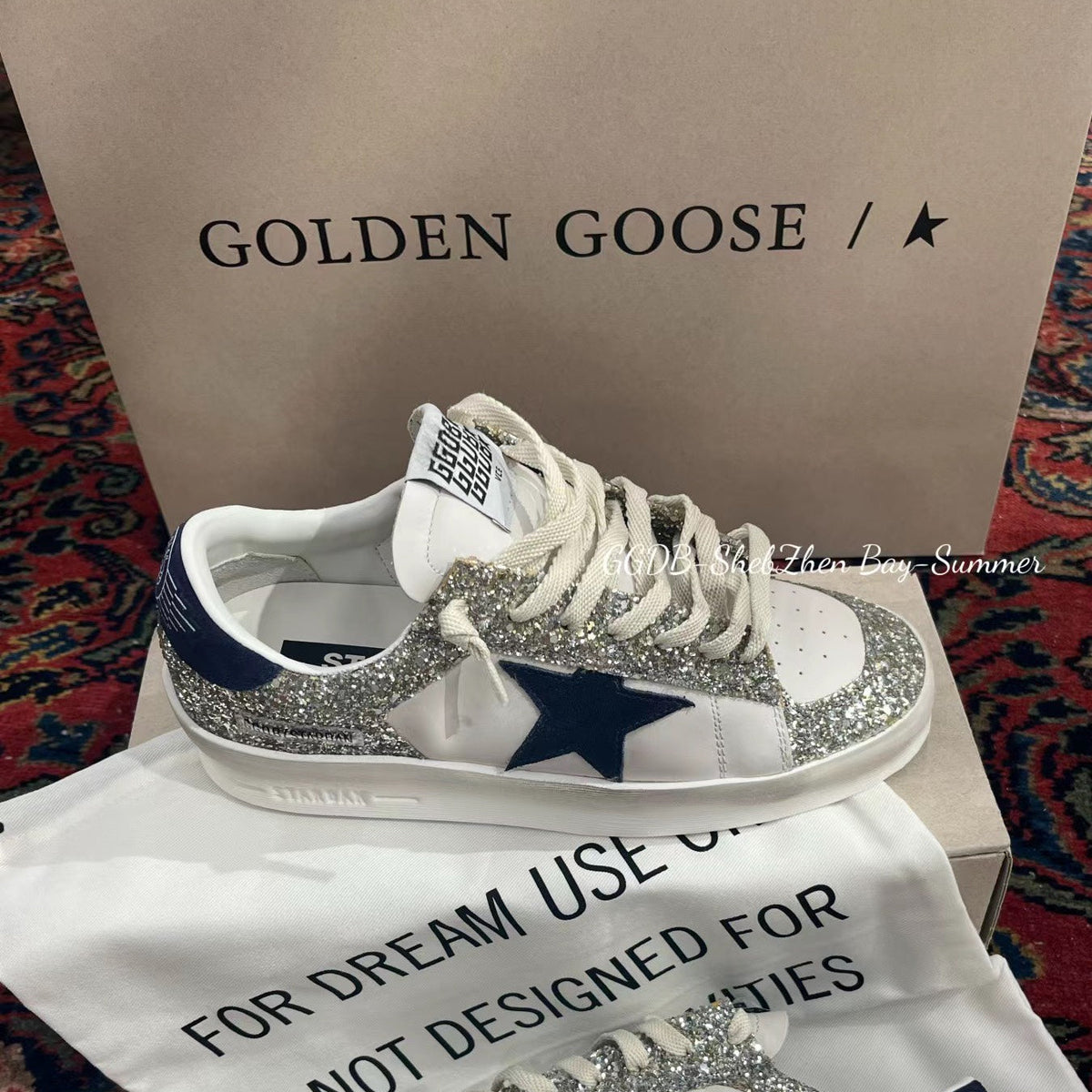 Golden Goose Vintage Distressed Sneakers #213