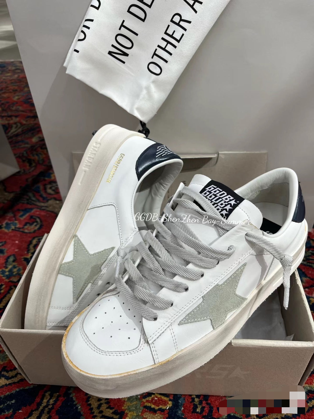 Golden Goose Vintage Distressed Sneakers #120
