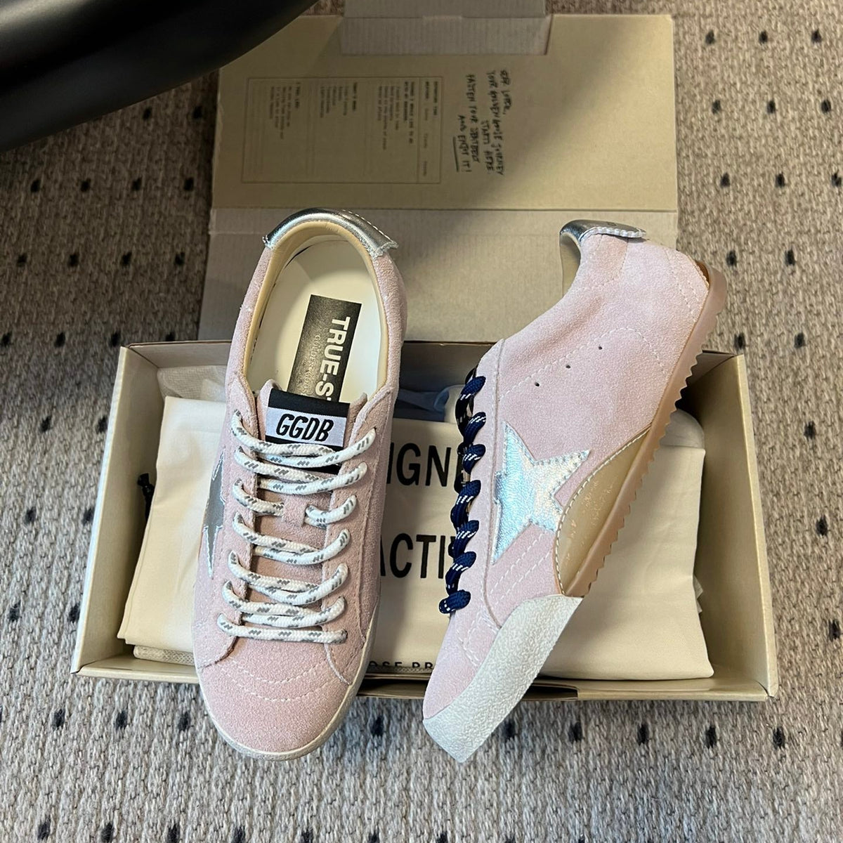 Golden Goose Vintage Distressed Sneakers #172