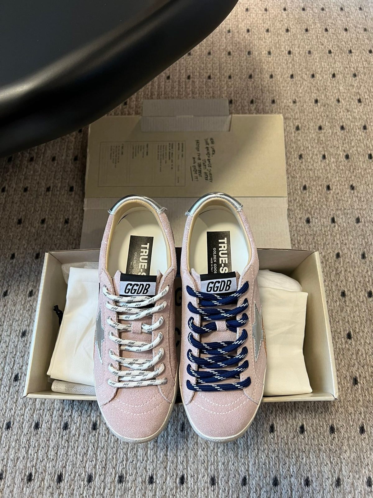 Golden Goose Vintage Distressed Sneakers #172