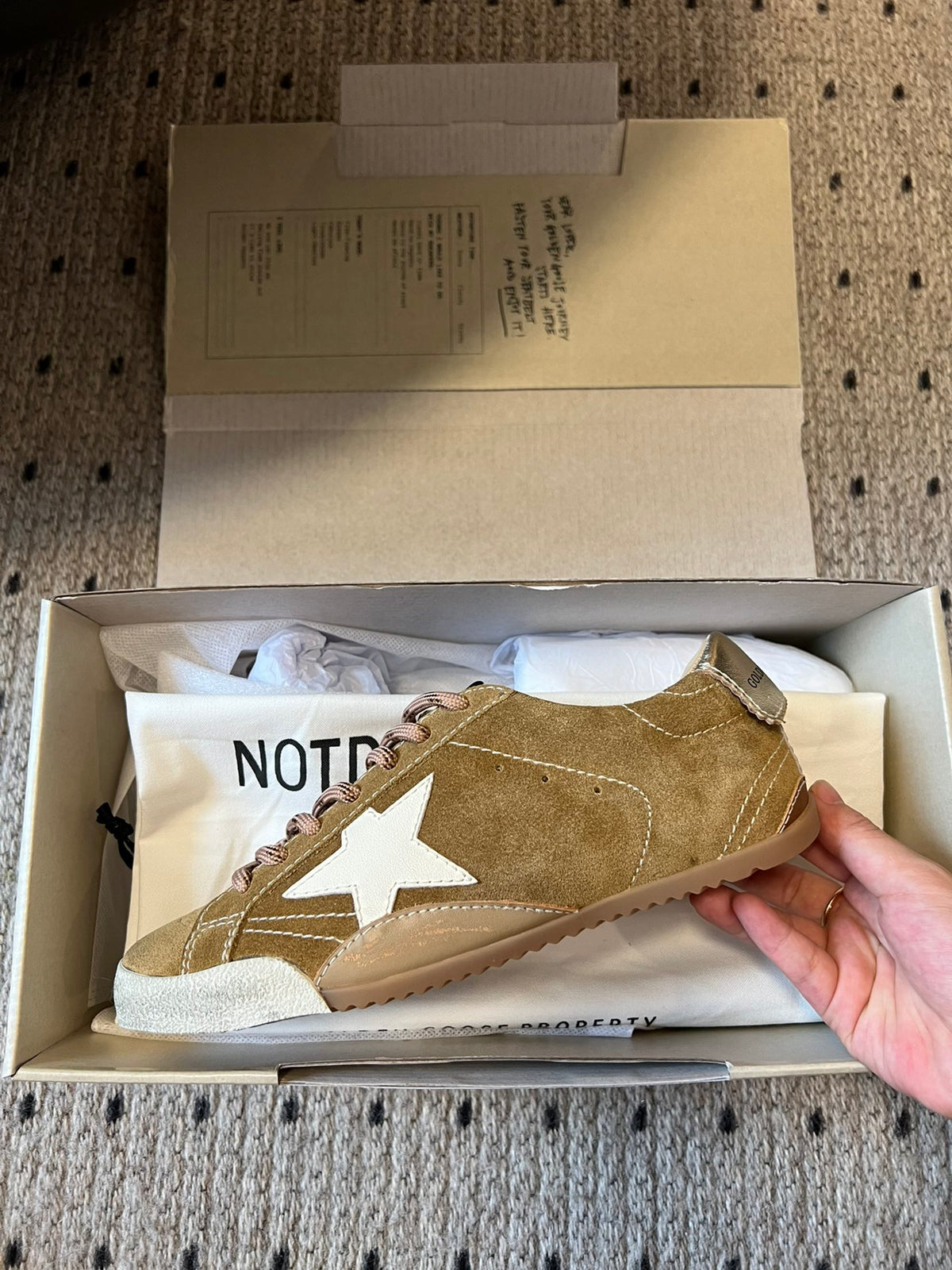 Golden Goose Vintage Distressed Sneakers #178