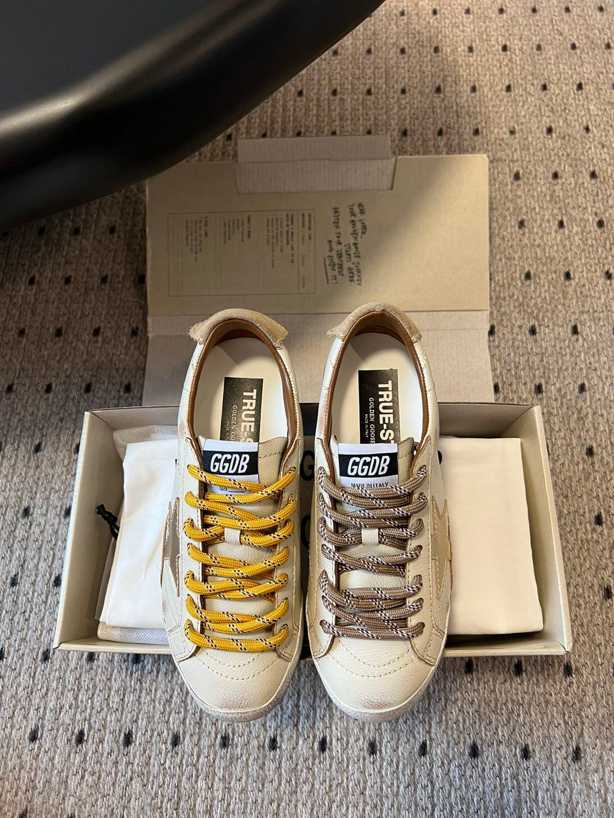 Golden Goose Vintage Distressed Sneakers #174